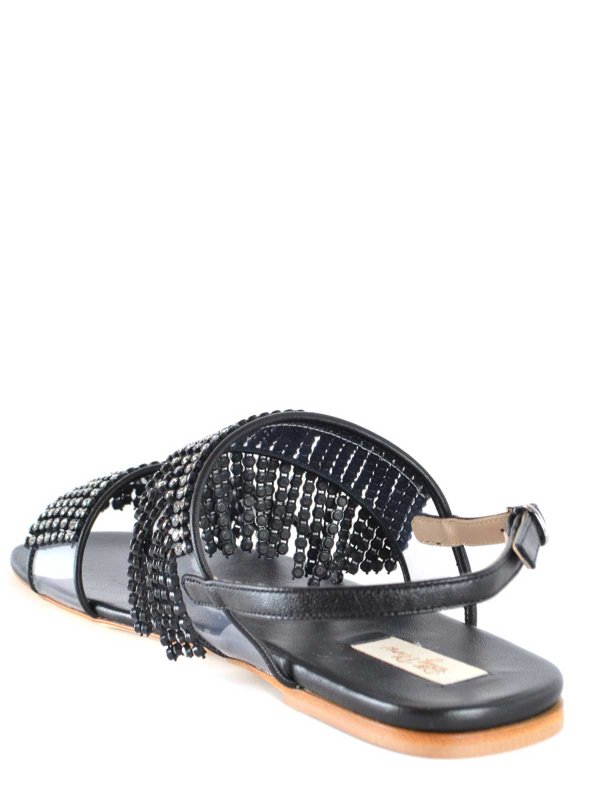 サンダル - 黒 shop online: POLLY PLUME