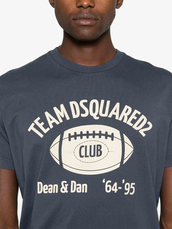 Logo-Print T-Shirt shop online: DSQUARED2