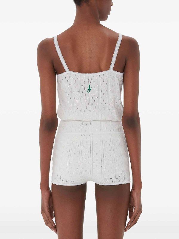 トップ/タンクトップ - 白 shop online: J.W. ANDERSON