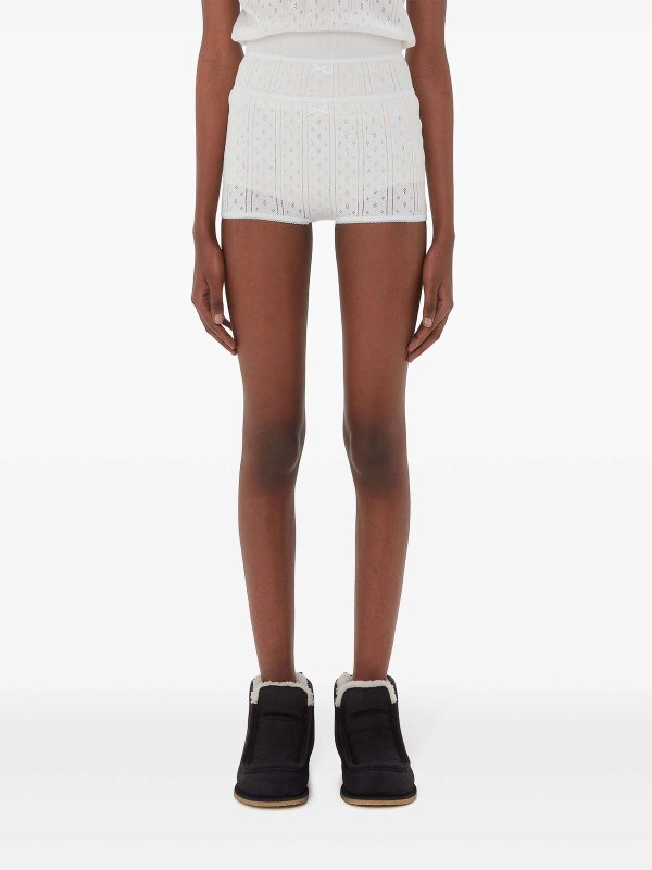 The Best Shops J.W. ANDERSON: Hosen Shorts - Shorts - Weiß