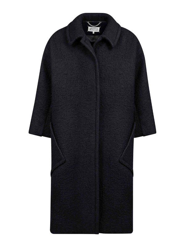 Maison Margiela: ショートコート - ショートコート - 黒