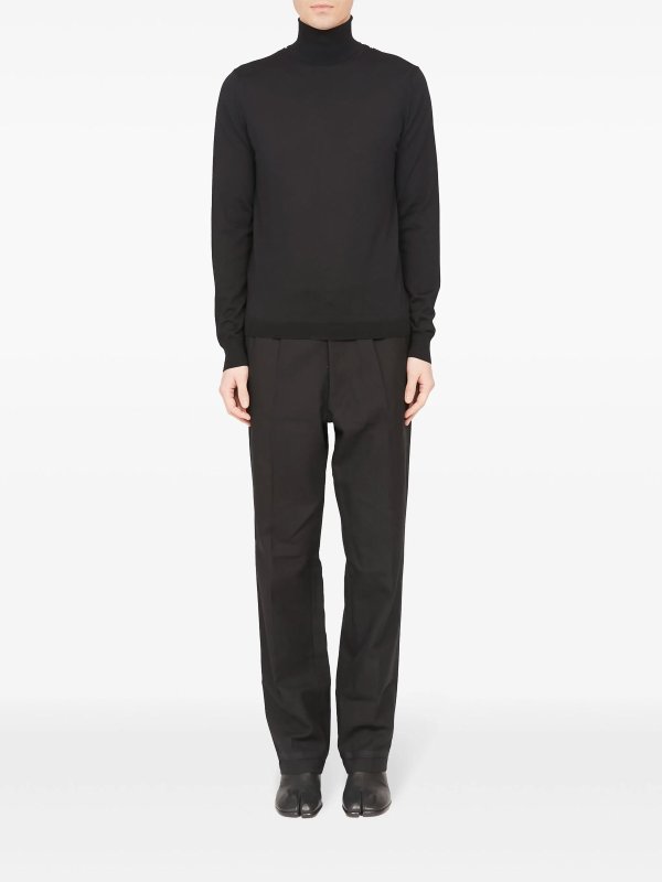 Maison Margiela: クルーネック online - クルーネック - 黒