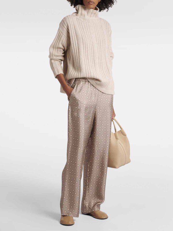 Max Mara: Tops & Tank tops online - Vitalba Wool And Cashmere Polo-Neck Jumper