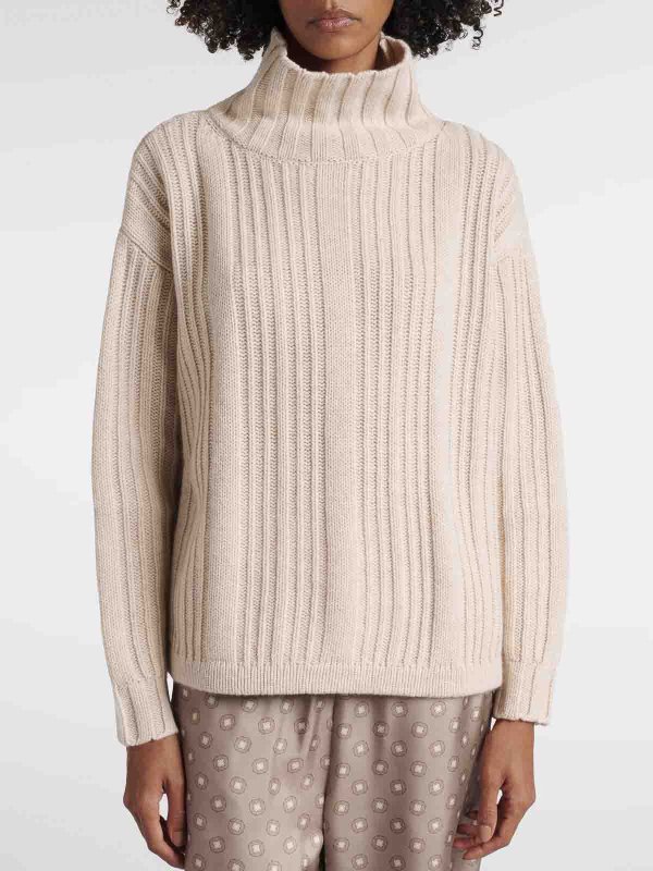 Max Mara buy online Vitalba Wool And Cashmere Polo-Neck Jumper