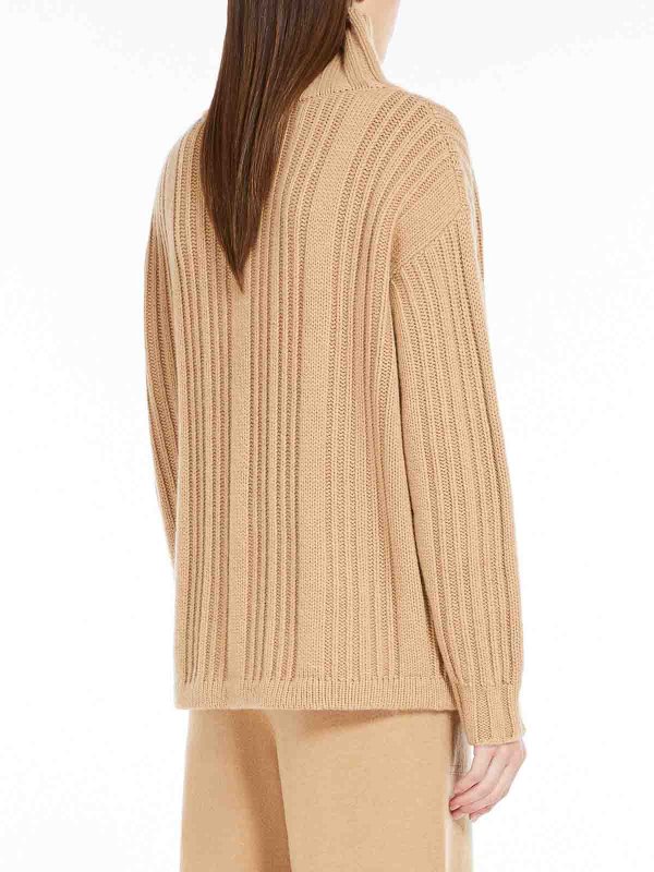 Vitalba Wool And Cashmere Polo-Neck Jumper shop online: Max Mara