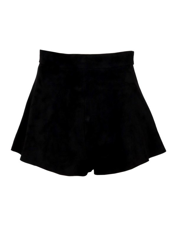 Max Mara: Trousers Shorts - Leather trousers