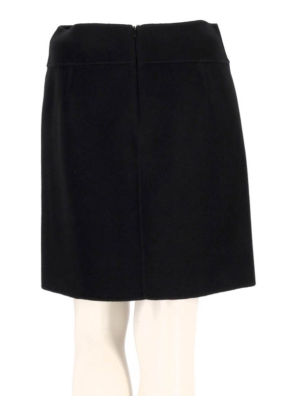 The Best Shops Max Mara: Knielange und Midi Röcke - Midirock - Schwarz