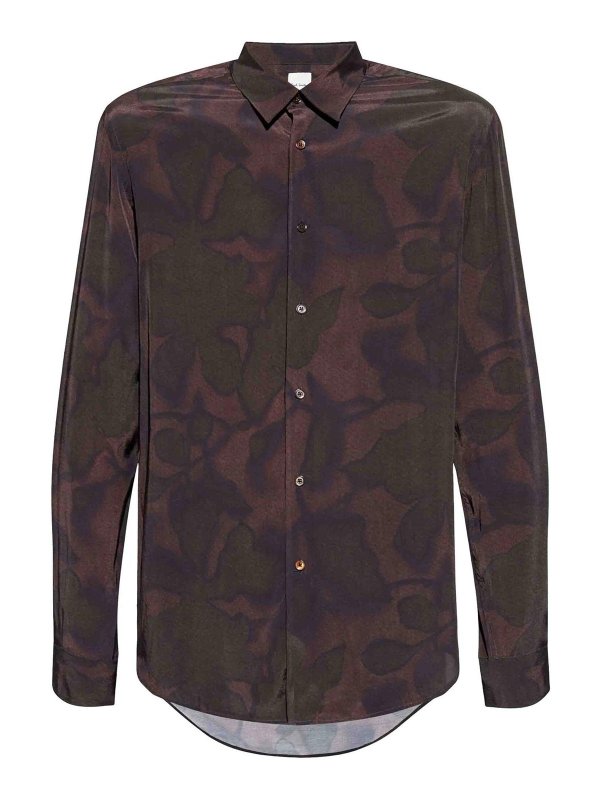 PAUL SMITH: Camisas - Camisa - Marrón Topo