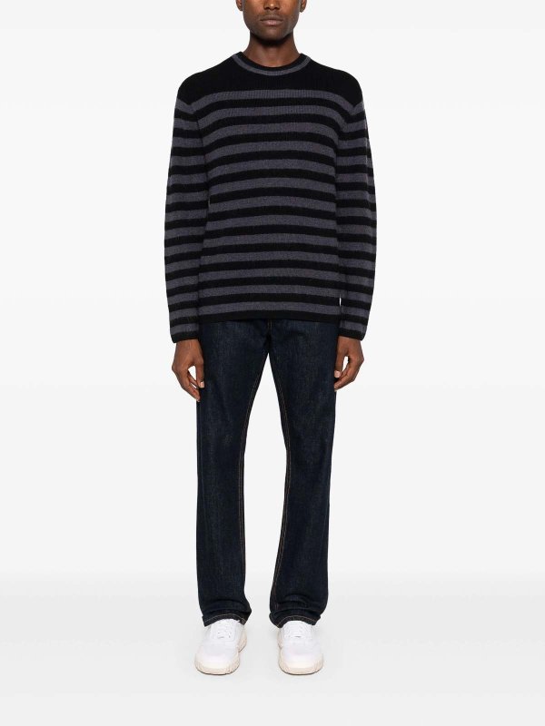 PAUL SMITH: crew necks online - Striped Sweater