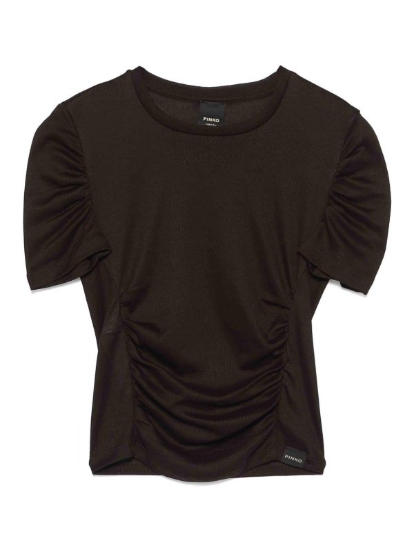 Pinko: T-shirts - T-Shirt - Marron