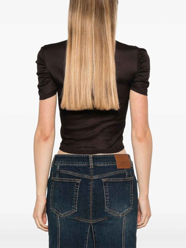 T-Shirt - Marron shop online: Pinko