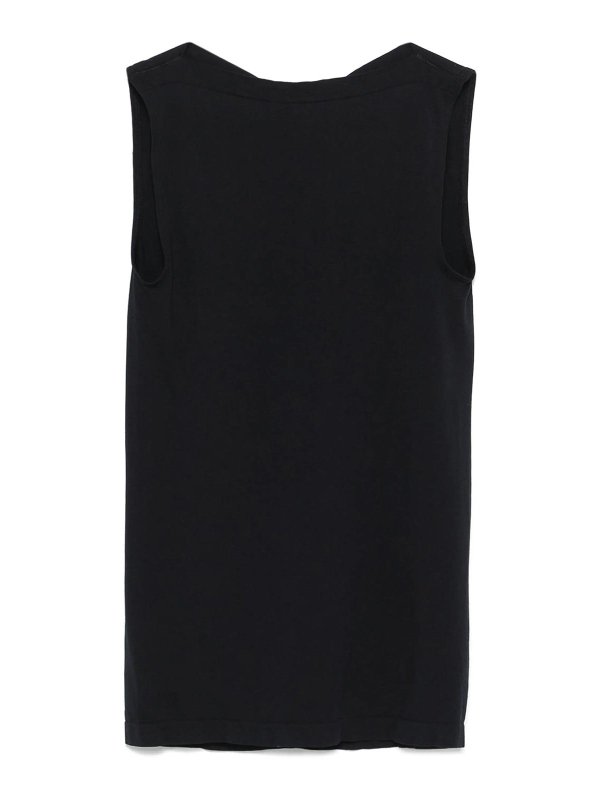 WOLFORD: Tops y camisetas sin mangas - Top - Azul Oscuro