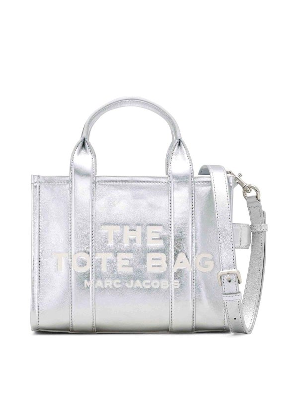 MARC JACOBS: cross body bags - The Small Metallic Tote Bag