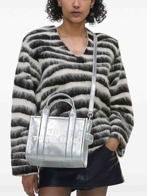 MARC JACOBS: cross body bags online - The Small Metallic Tote Bag