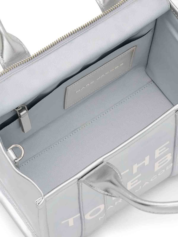 The Small Metallic Tote Bag shop online: MARC JACOBS