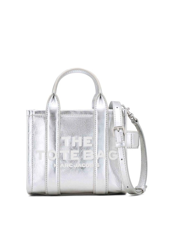 MARC JACOBS: cross body bags - The Crossbody Metallic Tote Bag