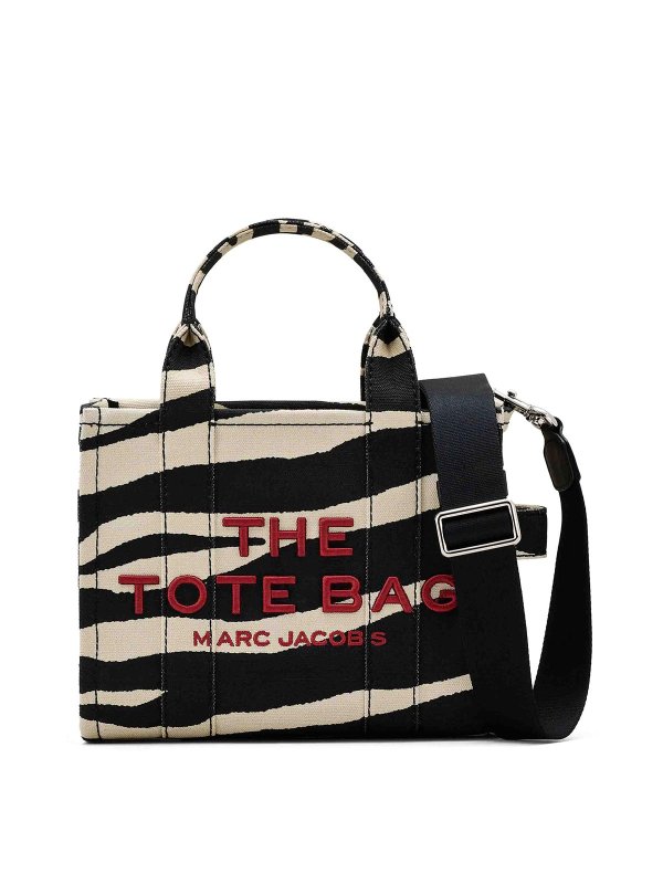 MARC JACOBS: cross body bags - Zebra-Print Tote Bag