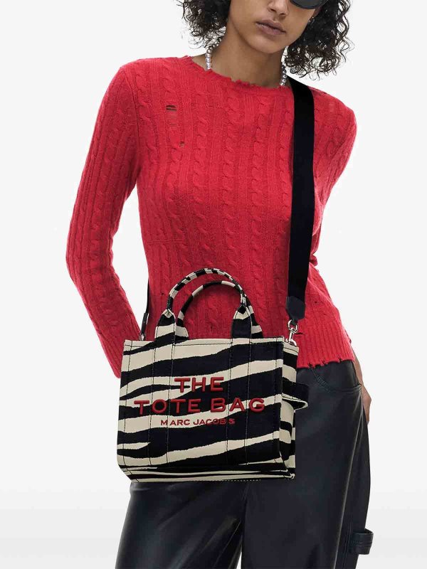 MARC JACOBS: cross body bags online - Zebra-Print Tote Bag