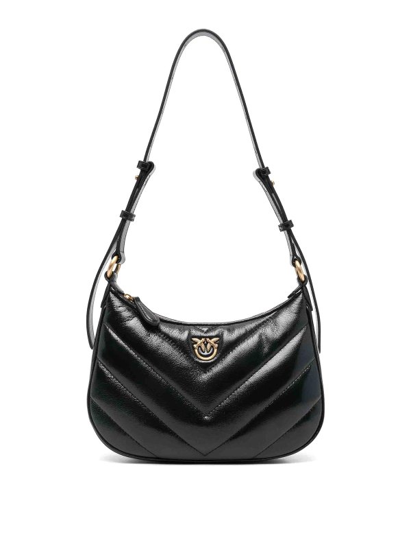 Pinko: cross body bags - Half Moon Shoulder Bag