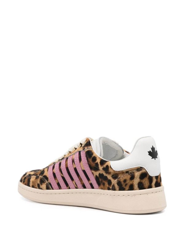 The Best Shops DSQUARED2: sneakers - Sneakers con stampa leopardata