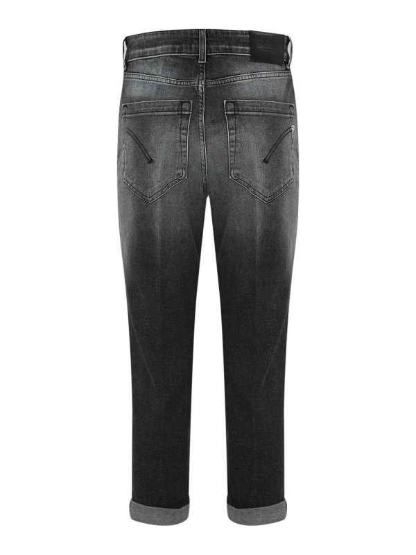 DONDUP: jeans bootcut online - Jeans larghi Koons con bottoni gioiello