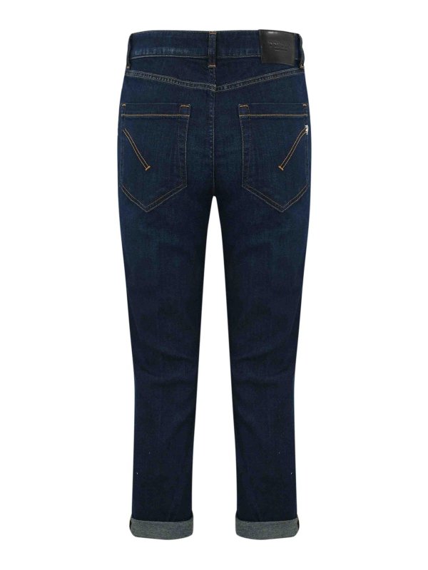 DONDUP: bootcut jeans online - Koons Loose Jeans In Stretch Denim