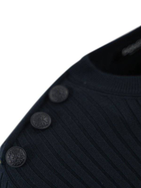 The Best Shops DONDUP: maglia collo rotondo - Maglia In Viscosa Con Bottoni