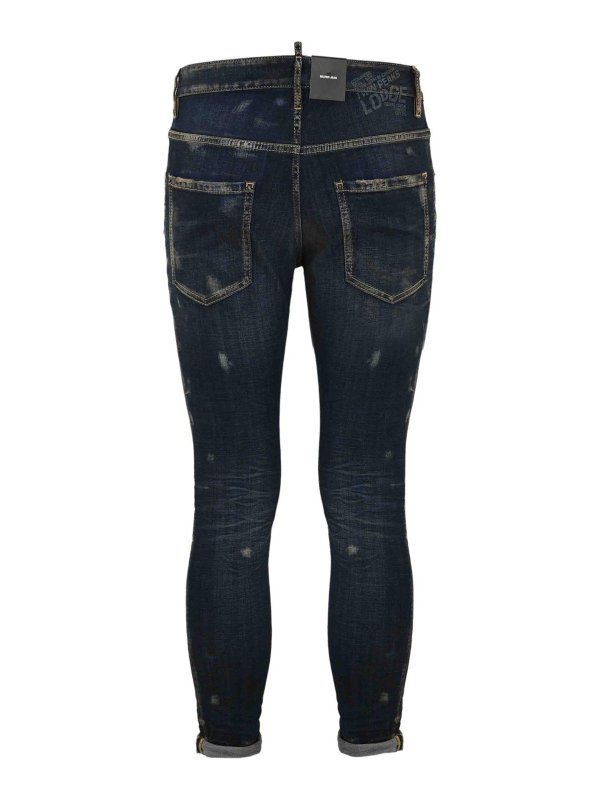 DSQUARED2: Jeans évasés online - Jean Bootcut - Bleu