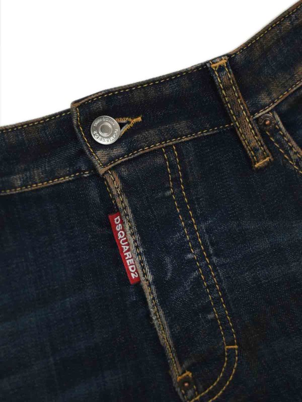 The Best Shops DSQUARED2: Jeans évasés - Jean Bootcut - Bleu