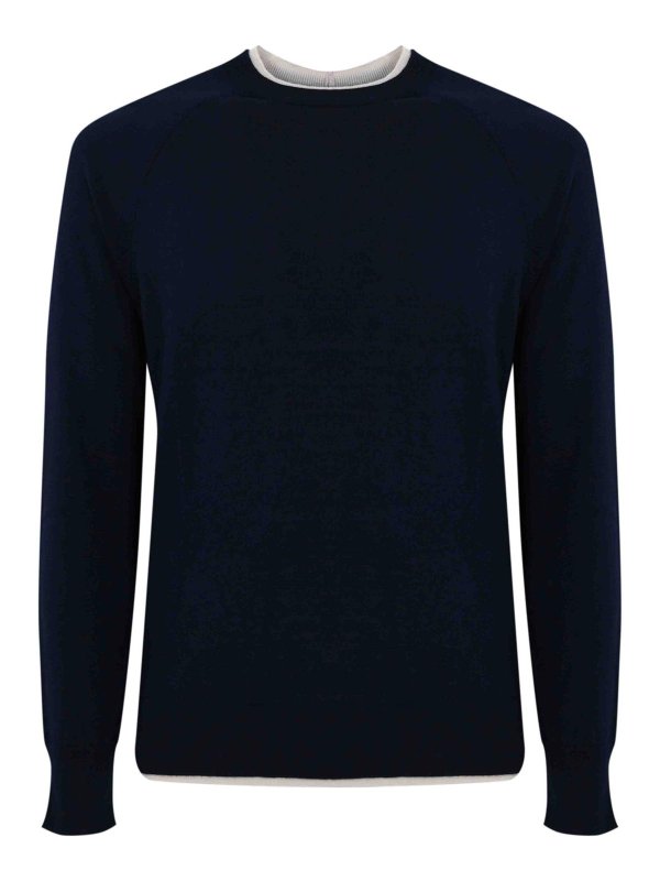 ELEVENTY: クルーネック - クルーネック - ブルー