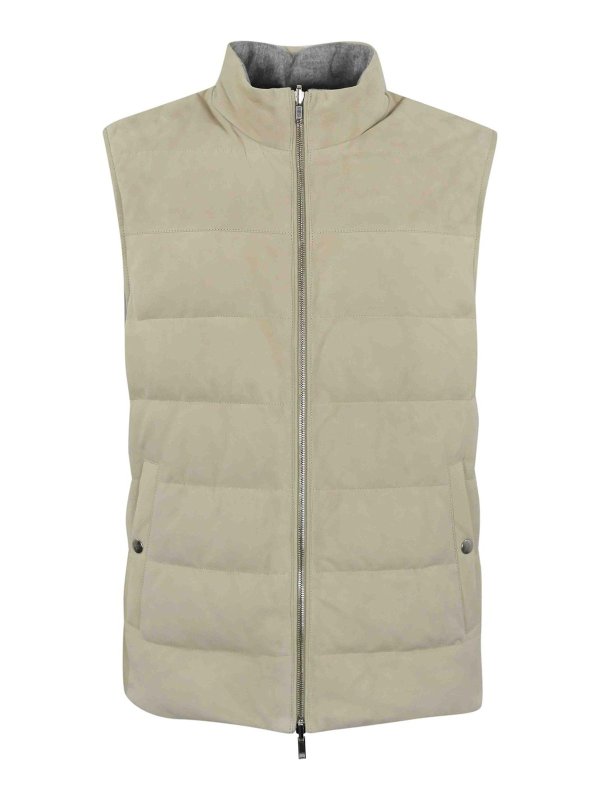 ELEVENTY: vests - Suede Vest