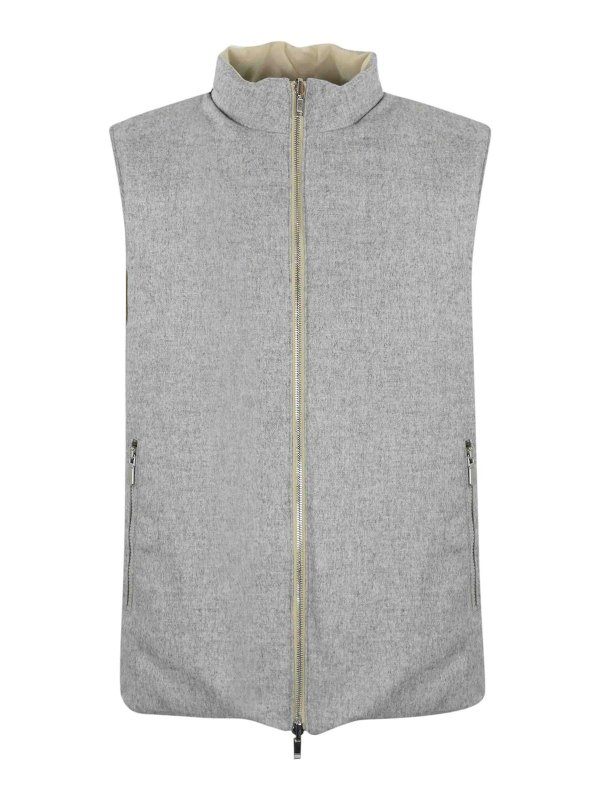 ELEVENTY: vests online - Suede Vest