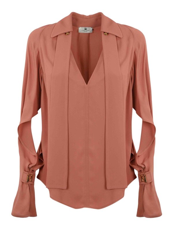 ELISABETTA FRANCHI: ブラウス - ブラウス - ピンク