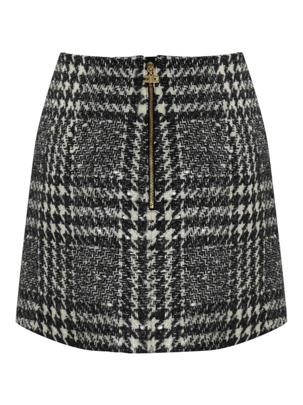 ELISABETTA FRANCHI: ニーレングススカート＆ミディ丈 online - 膝丈/ミディスカート - クリーム