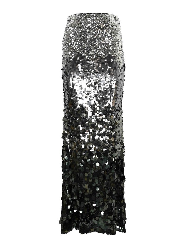 PATRIZIA PEPE: gonne al ginocchio  e longuette - Gonna Lunga Con Paillettes