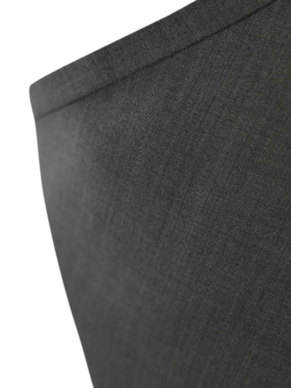 The Best Shops Philosophy di Lorenzo Serafini: Knee length skirts & Midi - Long Asymmetric Skirt In Wool Blend