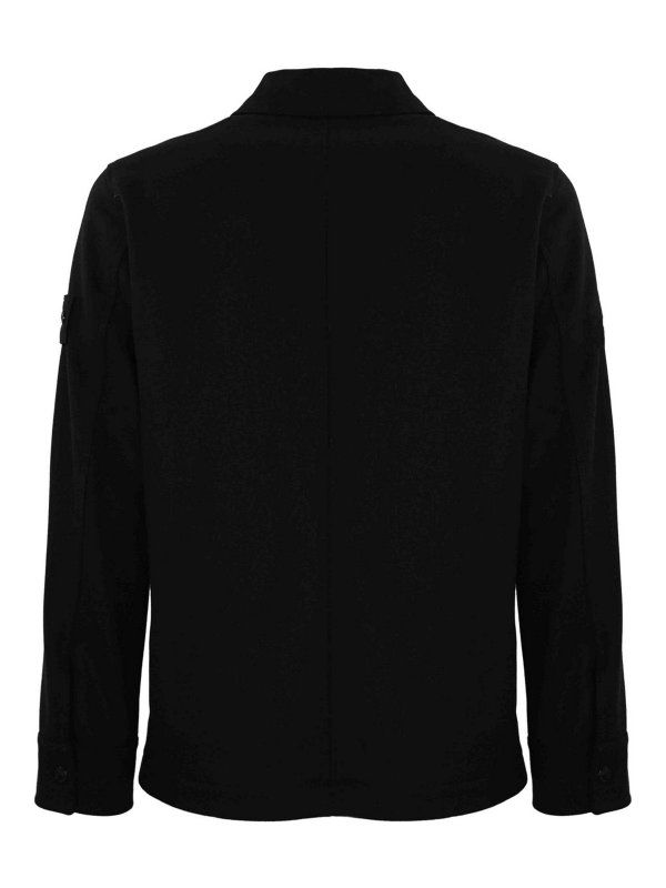 STONE ISLAND: casual jackets online - 120F4 Overshirt In Wool And Nylon Flannel