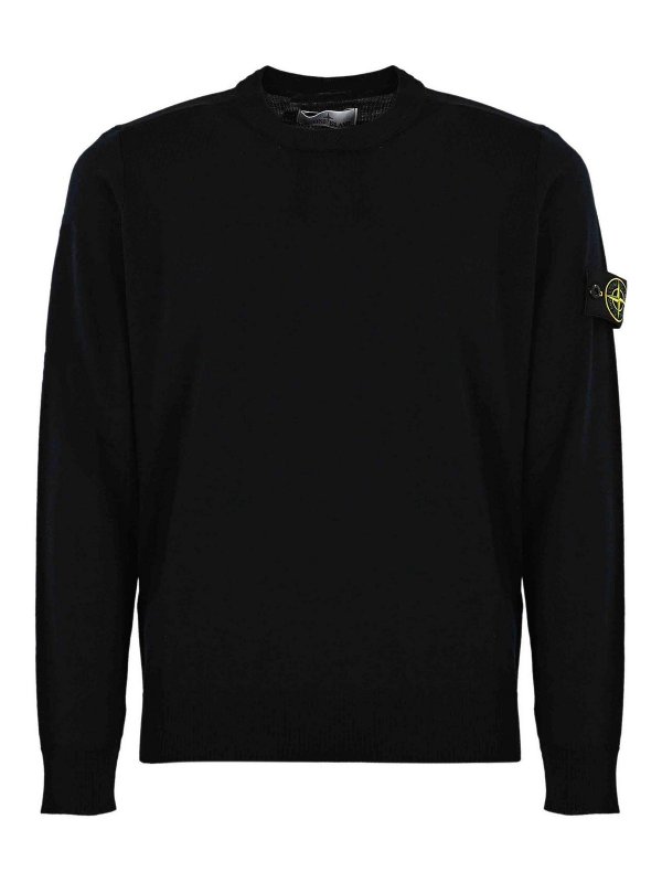 STONE ISLAND: クルーネック - クルーネック - ブルー