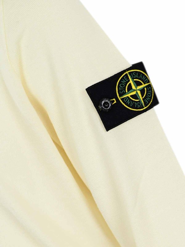 The Best Shops STONE ISLAND: Pull col rond - Pull Col Rond - Beige