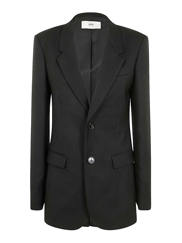 AMI PARIS: カジュアルジャケット - カジュアルジャケット - 黒