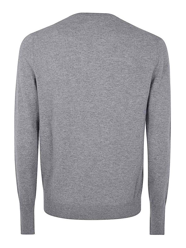 BALLANTYNE: Col en V online - Pull À Col V - Gris