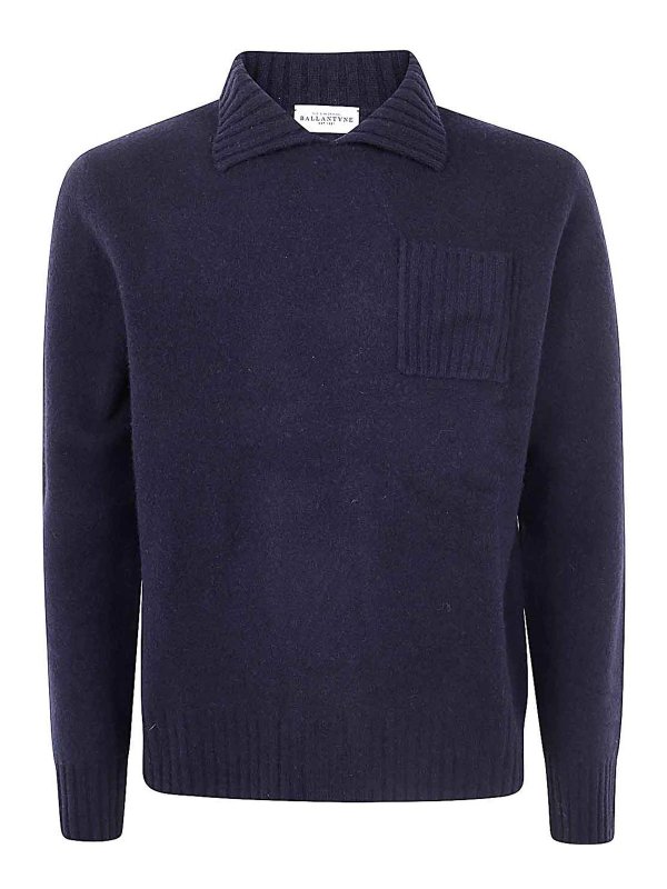 BALLANTYNE: Turtlenecks & Polo necks - Sailor Neck Pullover