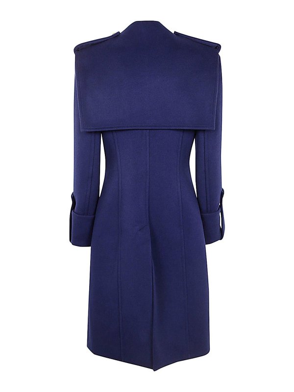 Balmain: Trenchcoats online - Trenchcoat - Blau