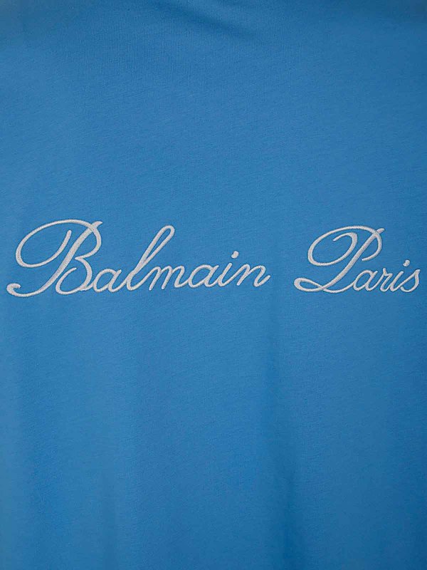 The Best Shops Balmain: T-shirts - T-Shirt - Bleu
