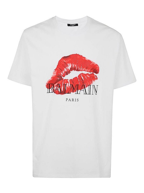 Balmain: Camisetas - Camiseta - Negro