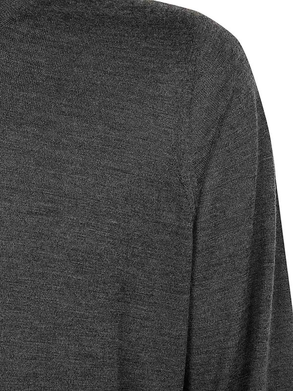 The Best Shops BRUNELLO CUCINELLI: Strickpullover mit Rundhalsausschnitt - Rundhalspullover - Grau