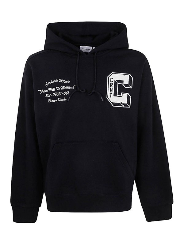 CARHARTT: スウェット＆セーター - スウェットシャツ/セーター - 黒