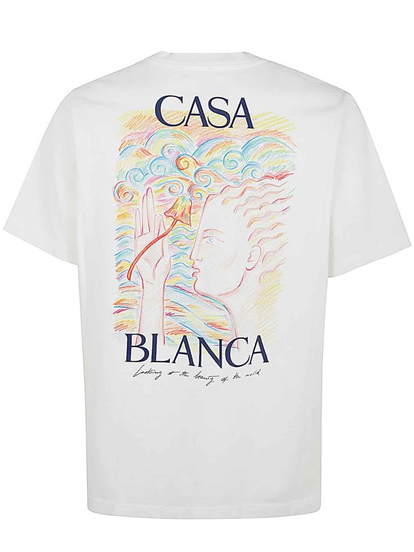 CASABLANCA: T-shirts online - T-Shirt - Weiß