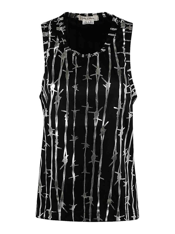 COMME DES GARCONS: Tシャツ - Tシャツ - 黒