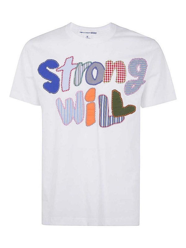 COMME DES GARCONS: T-shirts - T-Shirt - Weiß